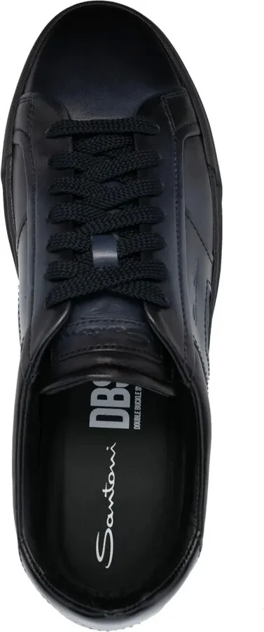Double Buckle leather sneakers - Image 4