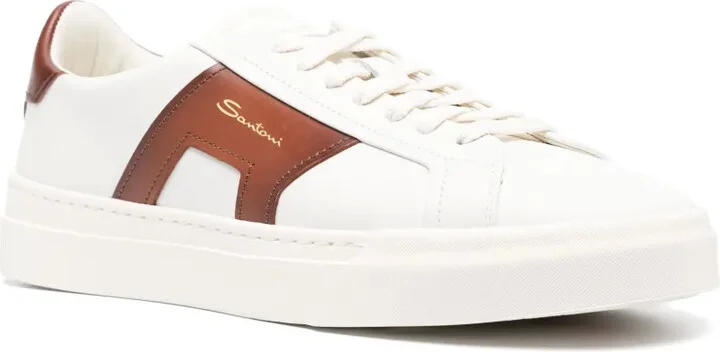 Double Buckle leather sneakers - Image 2