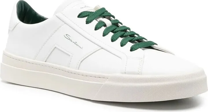 Double Buckle low-top leather sneakers - Image 2