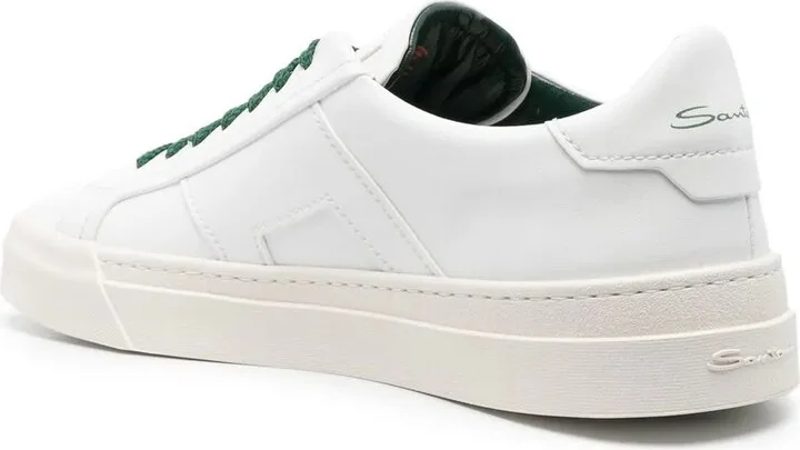 Double Buckle low-top leather sneakers - Image 3