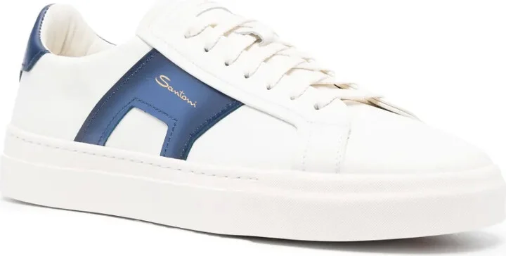 Double Buckle low-top leather sneakers - Image 2