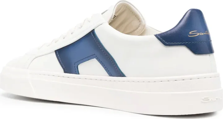 Double Buckle low-top leather sneakers - Image 3