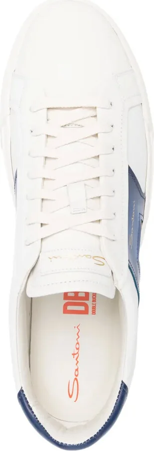Double Buckle low-top leather sneakers - Image 4