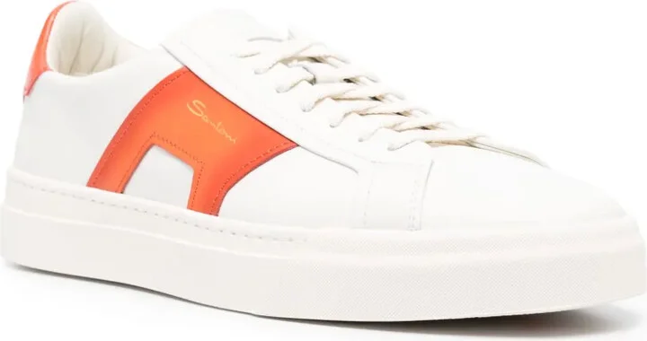 Double Buckle low-top leather sneakers - Image 2