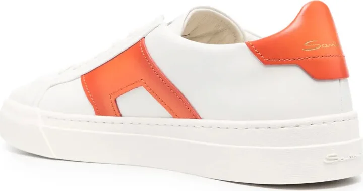 Double Buckle low-top leather sneakers - Image 3