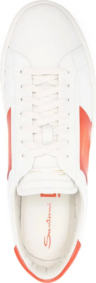 Double Buckle low-top leather sneakers - Image 4