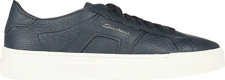Double Buckle Low Top Sneakers