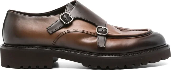 Double-Buckle Monk Shoes