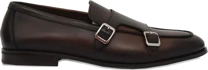 Double-Buckle Monk Shoes