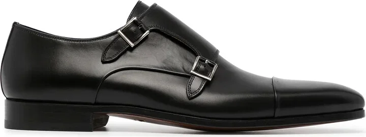 Double-Buckle Monk Shoes