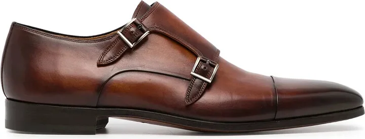 Double-Buckle Monk Shoes