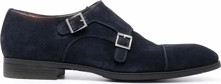 Double Buckle Monk Shoes