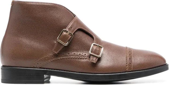 Double-Buckle Monk Shoes