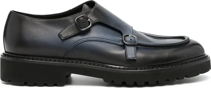 Double-Buckle Monk Shoes