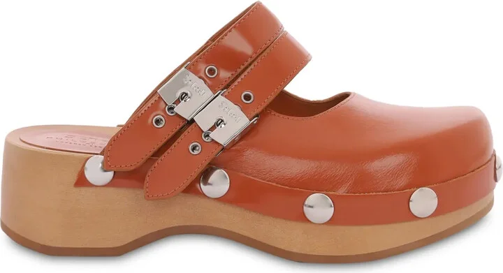 Double Buckle Mules