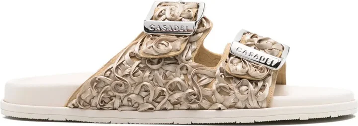 Double-Buckle Sandals