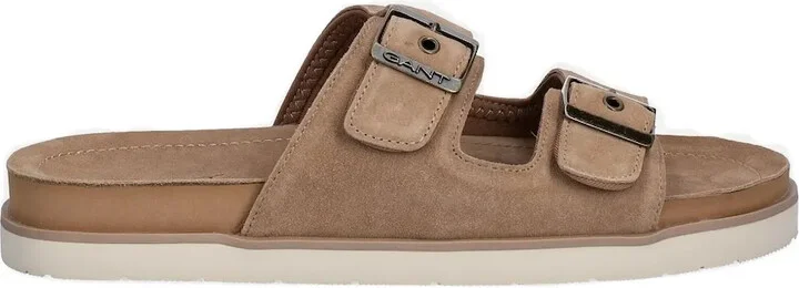 Double-Buckle Sandals