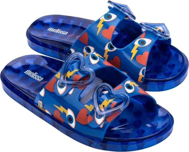 Double Buckle Slide Sandal