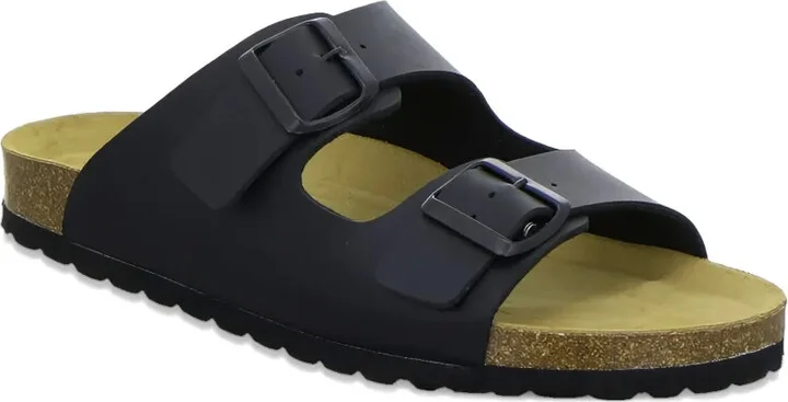 Double-Buckle Slide Sandals - Image 2