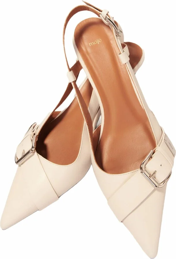 Double buckle slingback pump - Image 5