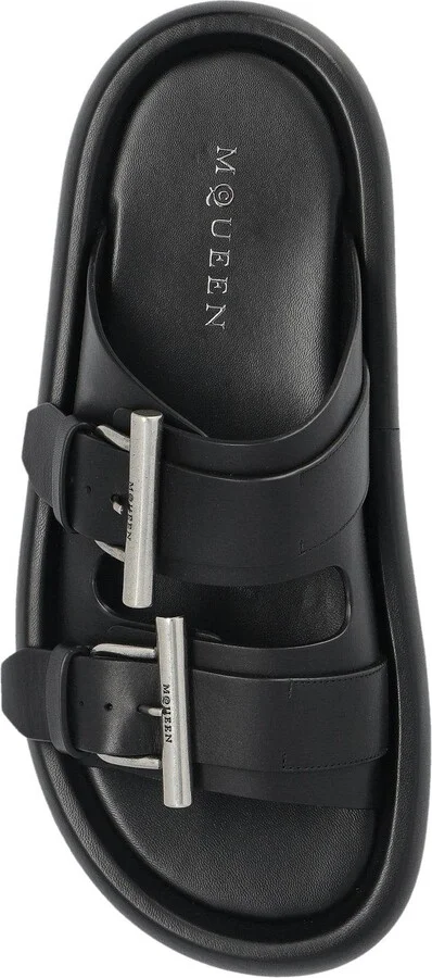 Double Buckle Slip-on Slides - Image 4
