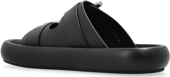 Double Buckle Slip-on Slides - Image 3