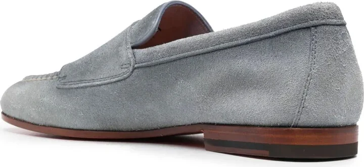 Double-Buckle Suede Monk Shoes - Image 3