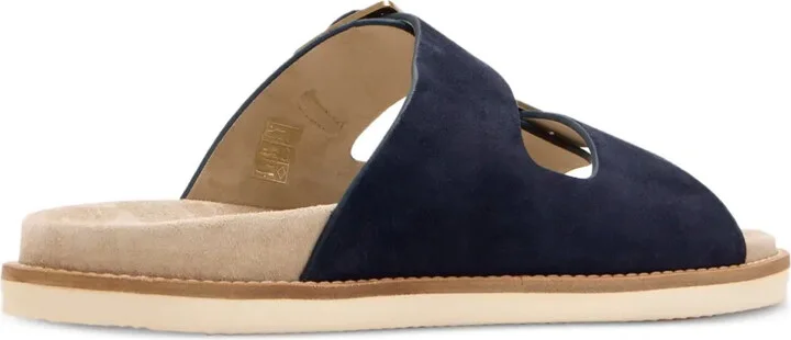 Double-Buckle Suede Sandals - Image 2