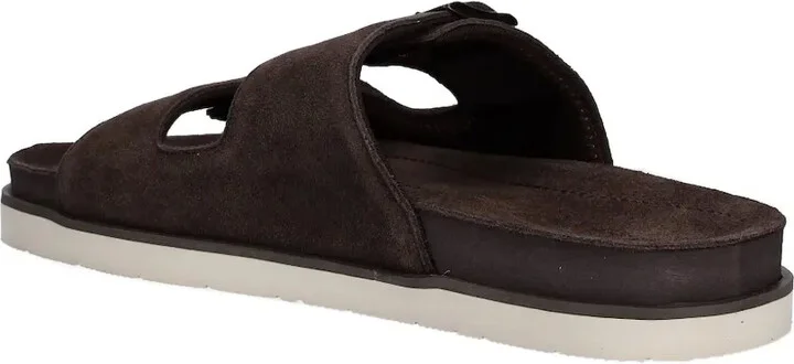 Double-Buckle Suede Sandals - Image 2