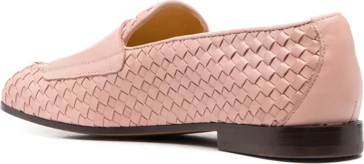 Double-Buckle Woven Loafers - Image 3