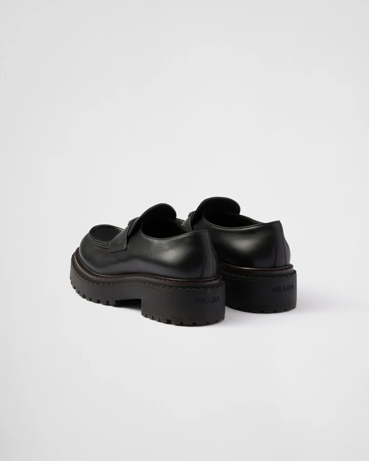 Double Chocolate leather loafers - Image 4