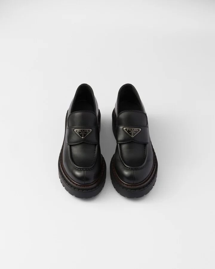 Double Chocolate leather loafers - Image 4