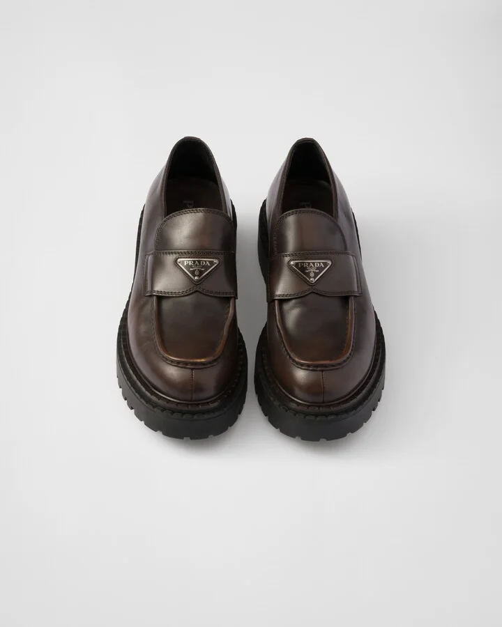 Double Chocolate leather loafers - Image 3