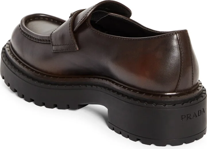 Double Chocolate Platform Loafer - Image 2