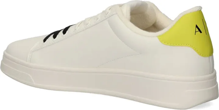 Double-Coloured Laces Leather Sneakers - Image 3