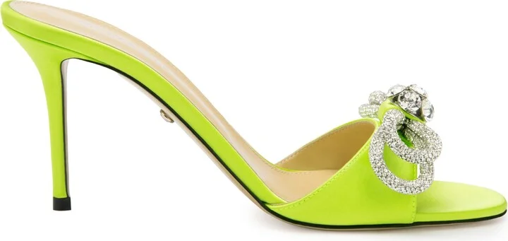 Double Crystal Bow Sandal - Image 2