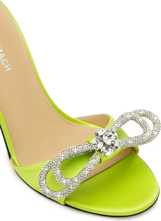 Double Crystal Bow Sandal - Image 5