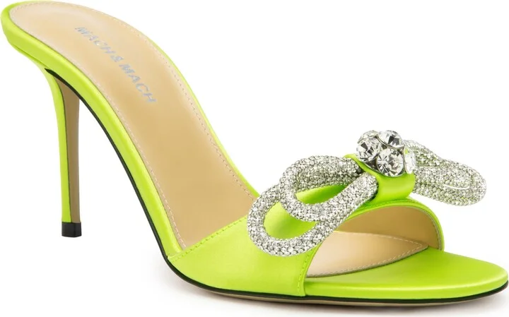 Double Crystal Bow Sandal