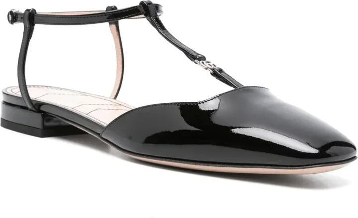 Double G patent-finish ballerinas - Image 2