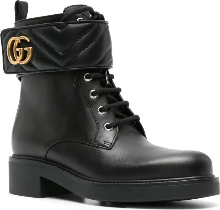 Double G-plaque combat boots - Image 2