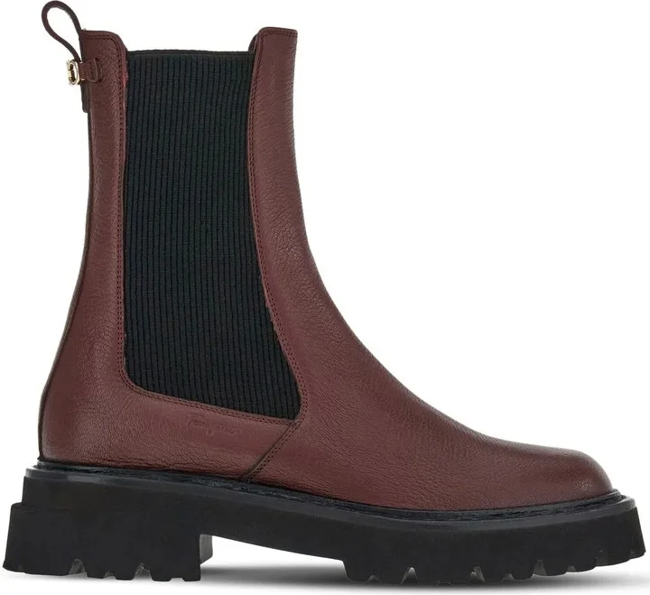 Double Gancini chelsea boots