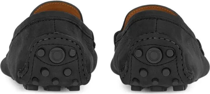 Double Gancini suede loafers - Image 3