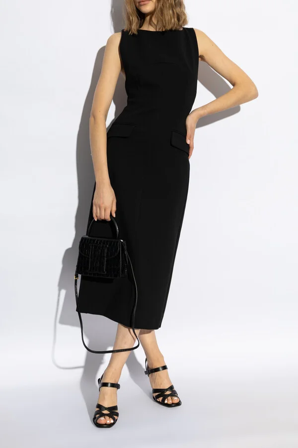 Double High Heeled Sandals, , - Black - Image 2