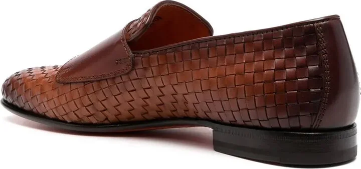 Double-Monk Strap Woven Shoes - Image 3