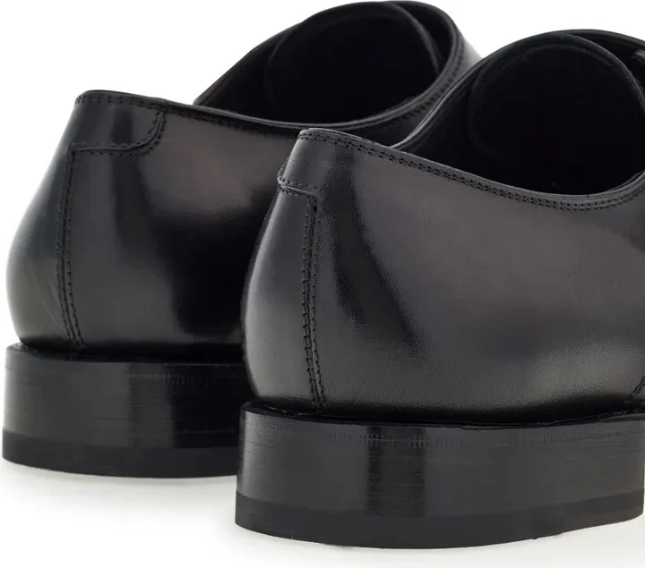 Double-monkstrap leather monk shoes - Image 3