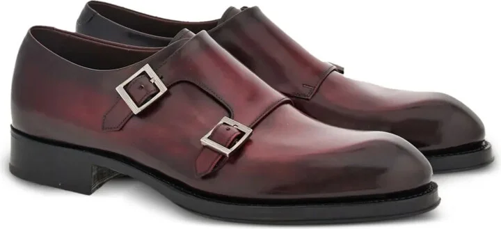 Double-monkstrap leather monk shoes - Image 2