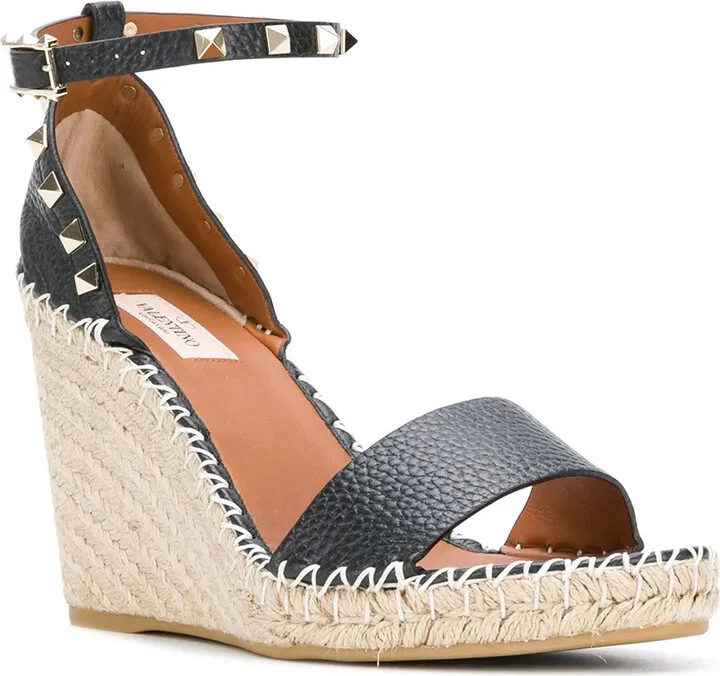 Double Rockstud 95mm wedge espadrilles - Image 3