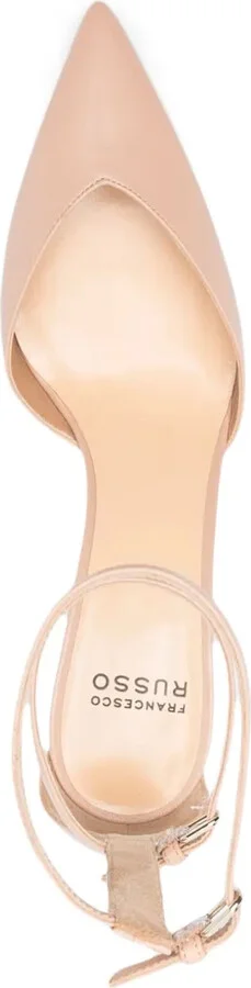 Double-Strap 75mm Leather Pumps - Image 4