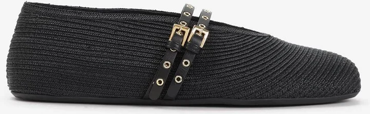 Double-Strap Ballet Flats