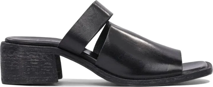 Double-Strap Block-Heel Sandals